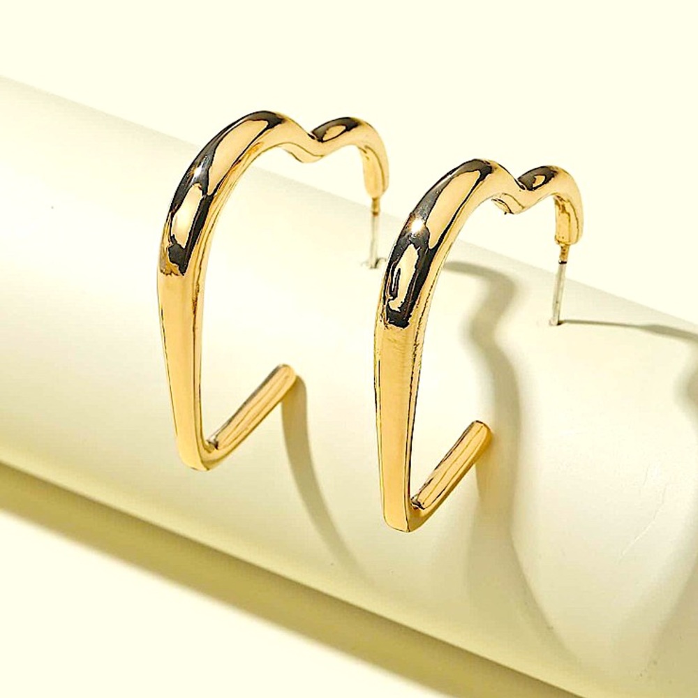 Heart Cuff Earrings